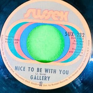 Gallery - Nice to Be With You / Ginger Haired Man -‎ SUX-232 45rpm Vinyl Record